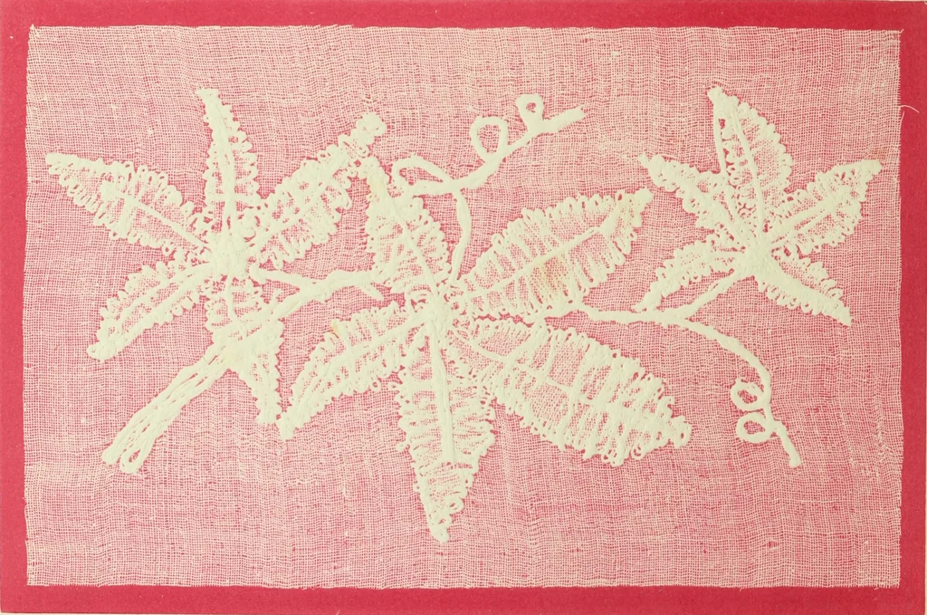 An illustration from The dictionary of needlework : an encyclopaedia of artistic, plain, and fancy needlework dealing fully with the details of all the stitches employed, the method of working, the materials used, the meaning of technical terms, and, where necessary, tracing the origin and history of the various works described, 1882, leaf 7