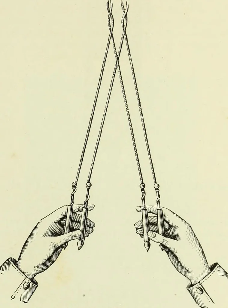 An illustration from The dictionary of needlework : an encyclopaedia of artistic, plain, and fancy needlework dealing fully with the details of all the stitches employed, the method of working, the materials used, the meaning of technical terms, and, where necessary, tracing the origin and history of the various works described, 1882, leaf 70