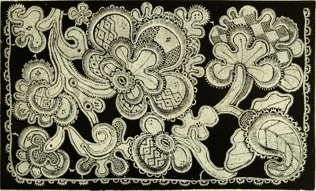 An illustration from The dictionary of needlework : an encyclopaedia of artistic, plain, and fancy needlework dealing fully with the details of all the stitches employed, the method of working, the materials used, the meaning of technical terms, and, where necessary, tracing the origin and history of the various works described, 1882, leaf 88