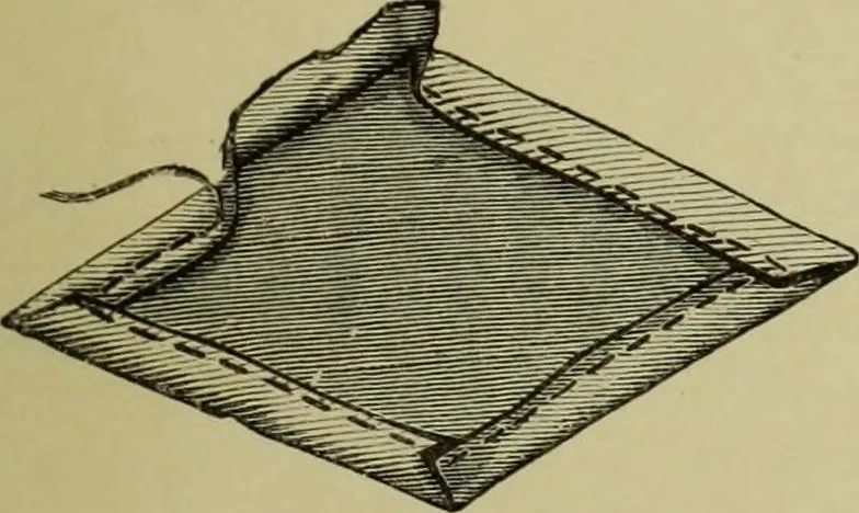 An illustration from The dictionary of needlework : an encyclopaedia of artistic, plain, and fancy needlework dealing fully with the details of all the stitches employed, the method of working, the materials used, the meaning of technical terms, and, where necessary, tracing the origin and history of the various works described, 1882, leaf 113