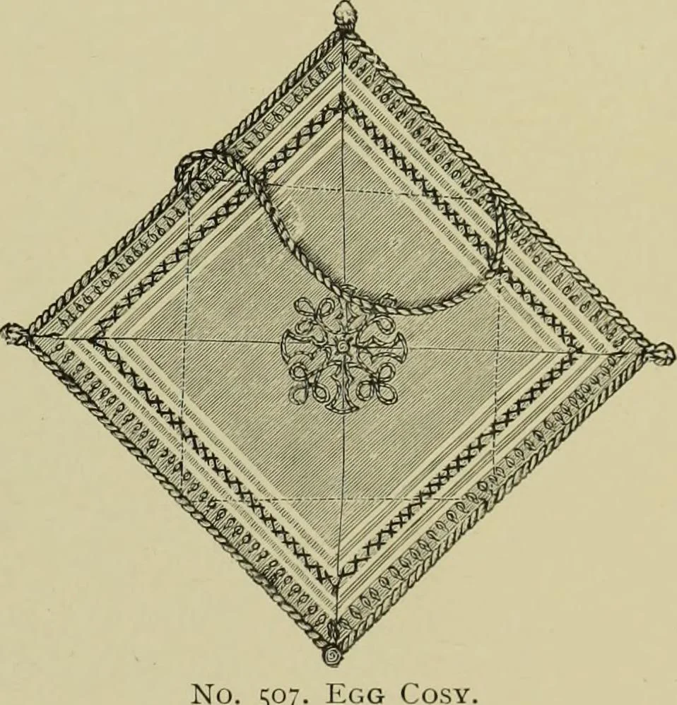 An illustration from The dictionary of needlework : an encyclopaedia of artistic, plain, and fancy needlework dealing fully with the details of all the stitches employed, the method of working, the materials used, the meaning of technical terms, and, where necessary, tracing the origin and history of the various works described, 1882, leaf 127