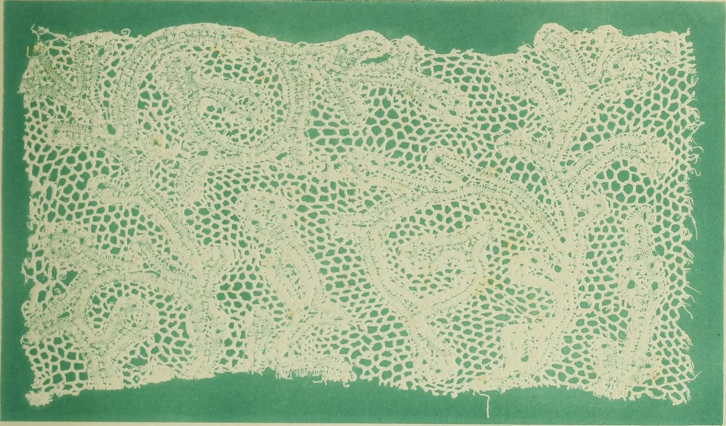An illustration from The dictionary of needlework : an encyclopaedia of artistic, plain, and fancy needlework dealing fully with the details of all the stitches employed, the method of working, the materials used, the meaning of technical terms, and, where necessary, tracing the origin and history of the various works described, 1882, leaf 27