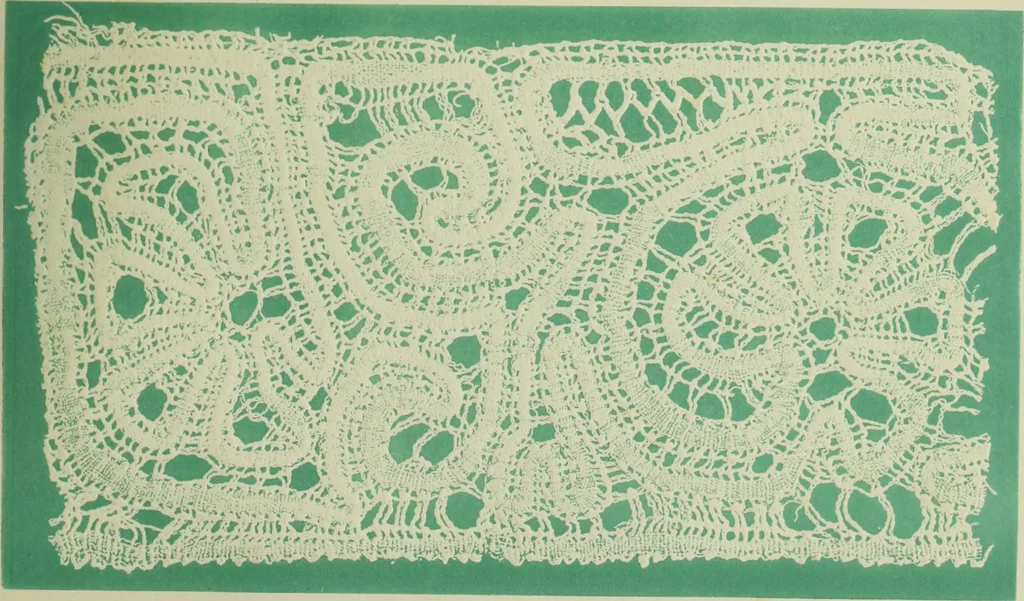 An illustration from The dictionary of needlework : an encyclopaedia of artistic, plain, and fancy needlework dealing fully with the details of all the stitches employed, the method of working, the materials used, the meaning of technical terms, and, where necessary, tracing the origin and history of the various works described, 1882, leaf 27