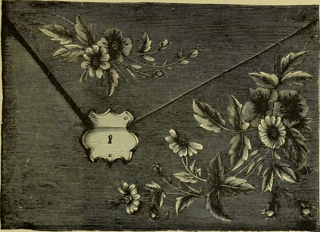 An illustration from The dictionary of needlework : an encyclopaedia of artistic, plain, and fancy needlework dealing fully with the details of all the stitches employed, the method of working, the materials used, the meaning of technical terms, and, where necessary, tracing the origin and history of the various works described, 1882, leaf 73