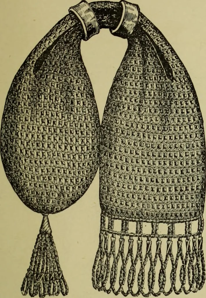 An illustration from The dictionary of needlework : an encyclopaedia of artistic, plain, and fancy needlework dealing fully with the details of all the stitches employed, the method of working, the materials used, the meaning of technical terms, and, where necessary, tracing the origin and history of the various works described, 1882, leaf 87