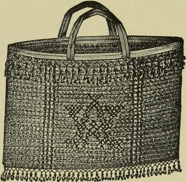 An illustration from The dictionary of needlework : an encyclopaedia of artistic, plain, and fancy needlework dealing fully with the details of all the stitches employed, the method of working, the materials used, the meaning of technical terms, and, where necessary, tracing the origin and history of the various works described, 1882, leaf 89