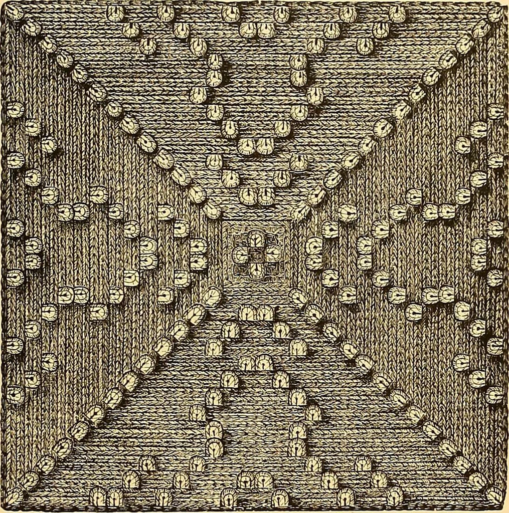 An illustration from The dictionary of needlework : an encyclopædia of artistic, plain, and fancy needlework ..., 1882, leaf 128
