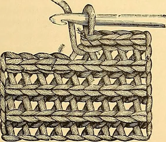 An illustration from The dictionary of needlework : an encyclopædia of artistic, plain, and fancy needlework ..., 1882, leaf 132