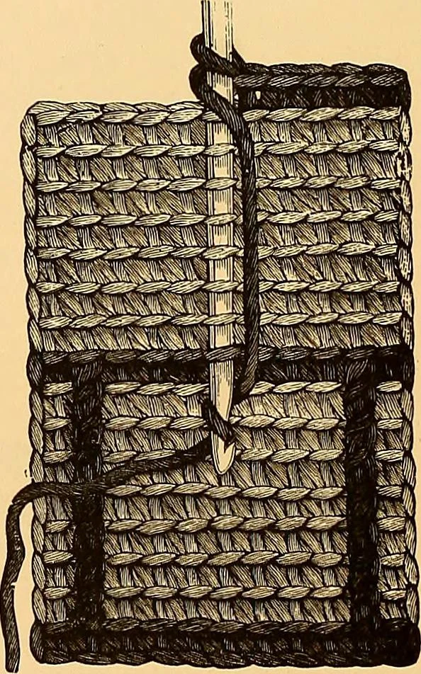 An illustration from The dictionary of needlework : an encyclopædia of artistic, plain, and fancy needlework ..., 1882, leaf 137