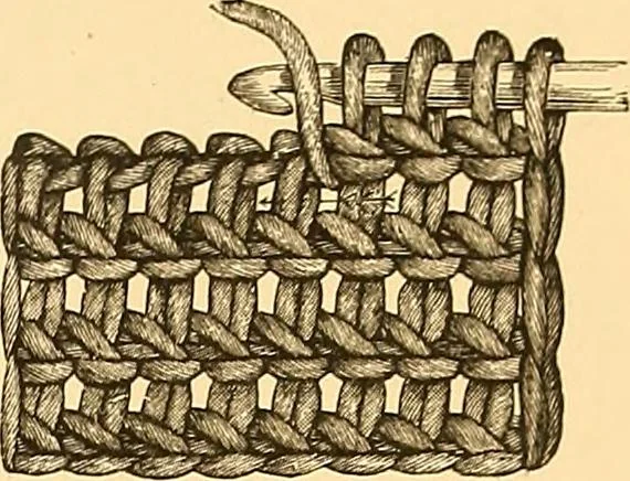 An illustration from The dictionary of needlework : an encyclopædia of artistic, plain, and fancy needlework ..., 1882, leaf 140