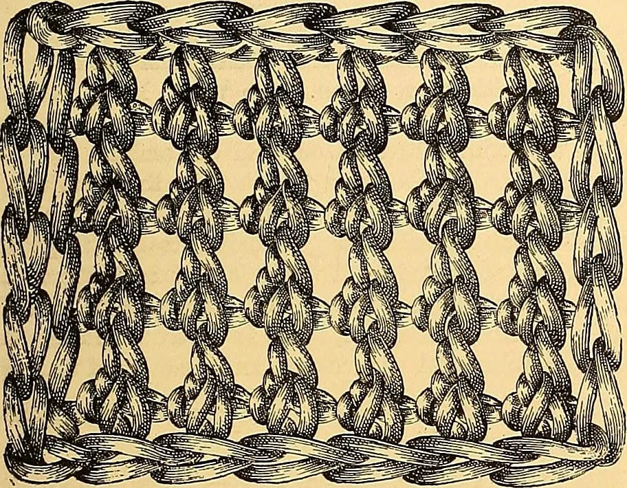An illustration from The dictionary of needlework : an encyclopædia of artistic, plain, and fancy needlework ..., 1882, leaf 142