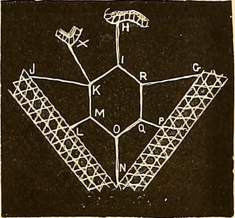 An illustration from The dictionary of needlework : an encyclopædia of artistic, plain, and fancy needlework ..., 1882, leaf 150