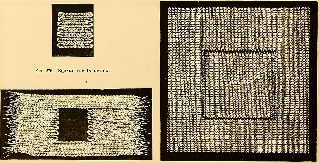 An illustration from The dictionary of needlework : an encyclopædia of artistic, plain, and fancy needlework ..., 1882, leaf 155