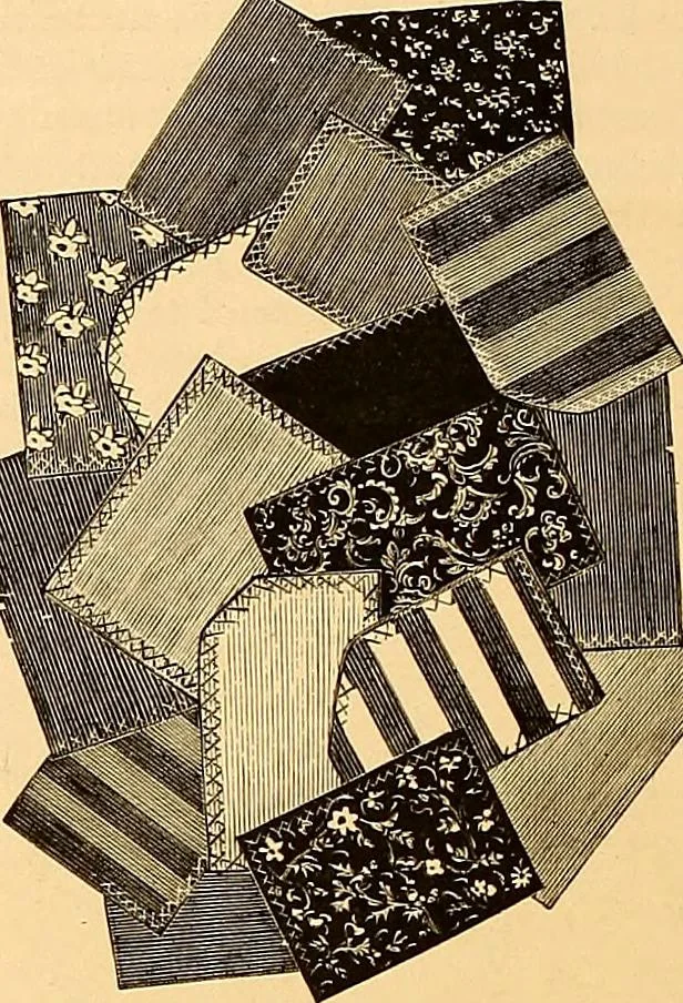 An illustration from The dictionary of needlework : an encyclopædia of artistic, plain, and fancy needlework ..., 1882, leaf 17