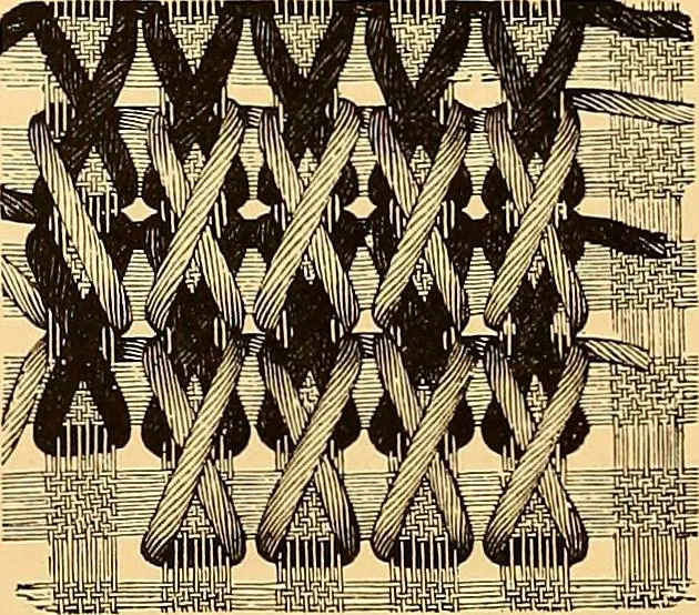 An illustration from The dictionary of needlework : an encyclopædia of artistic, plain, and fancy needlework ..., 1882, leaf 170