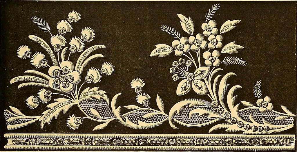 An illustration from The dictionary of needlework : an encyclopædia of artistic, plain, and fancy needlework ..., 1882, leaf 188