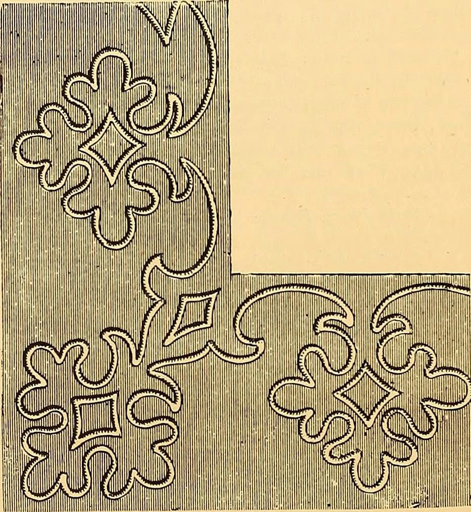 An illustration from The dictionary of needlework : an encyclopædia of artistic, plain, and fancy needlework ..., 1882, leaf 198