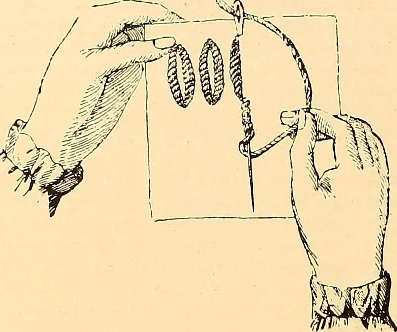 An illustration from The dictionary of needlework : an encyclopædia of artistic, plain, and fancy needlework ..., 1882, leaf 213