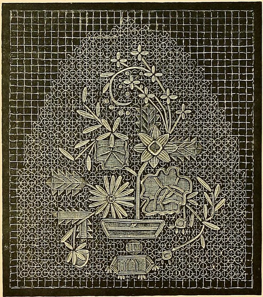 An illustration from The dictionary of needlework : an encyclopædia of artistic, plain, and fancy needlework ..., 1882, leaf 245