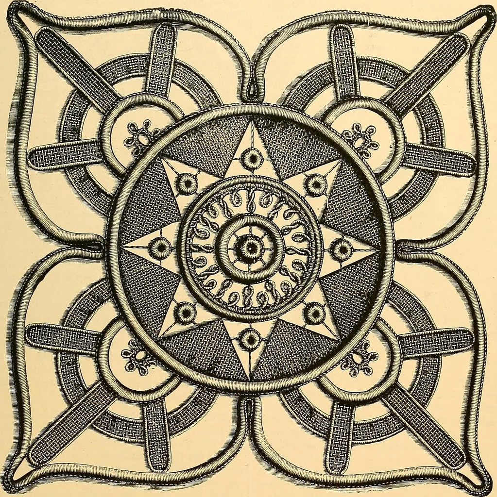 An illustration from The dictionary of needlework : an encyclopædia of artistic, plain, and fancy needlework ..., 1882, leaf 258