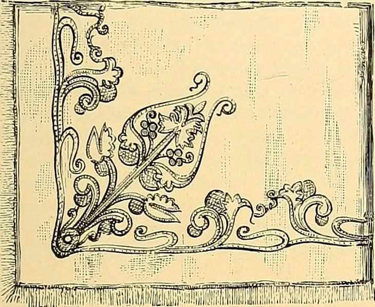 An illustration from The dictionary of needlework : an encyclopædia of artistic, plain, and fancy needlework ..., 1882, leaf 262