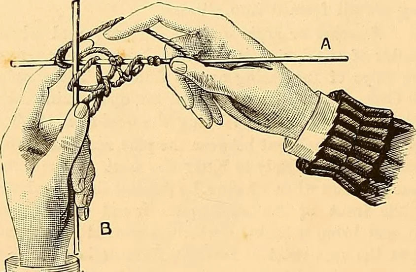 An illustration from The dictionary of needlework : an encyclopædia of artistic, plain, and fancy needlework ..., 1882, leaf 295