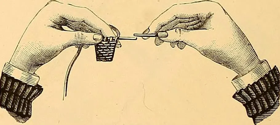 An illustration from The dictionary of needlework : an encyclopædia of artistic, plain, and fancy needlework ..., 1882, leaf 295
