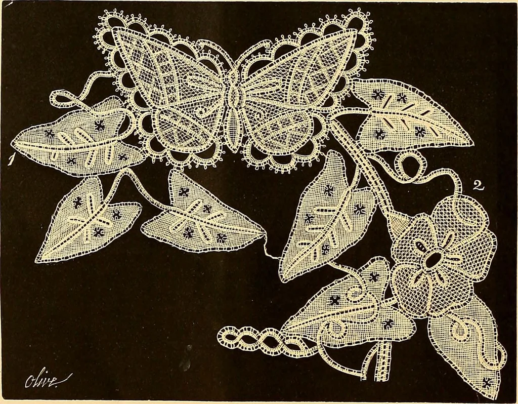 An illustration from The dictionary of needlework : an encyclopædia of artistic, plain, and fancy needlework ..., 1882, leaf 65