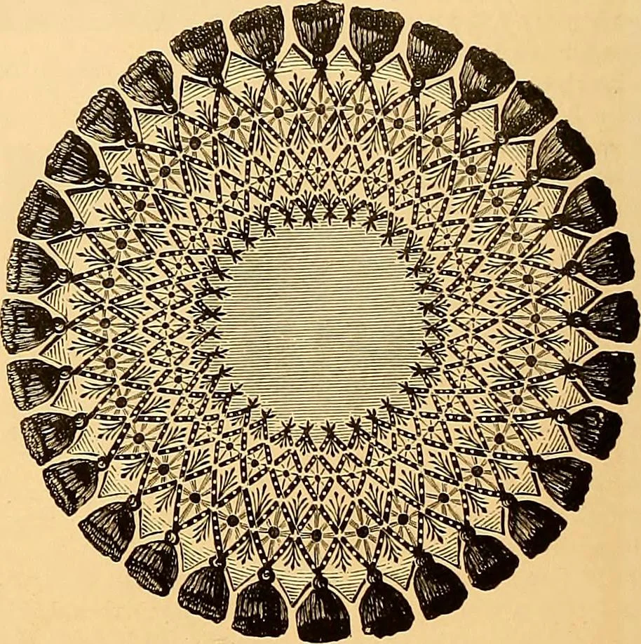 An illustration from The dictionary of needlework : an encyclopædia of artistic, plain, and fancy needlework ..., 1882, leaf 93