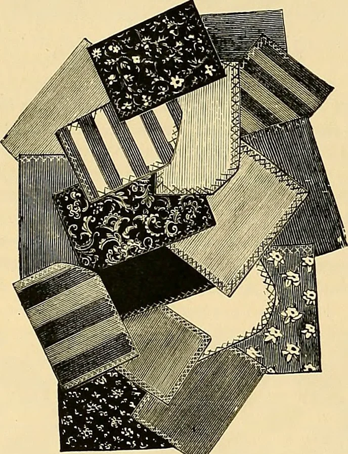 An illustration from The dictionary of needlework : an encyclopædia of artistic, plain, and fancy needlework ..., 1882, leaf 101