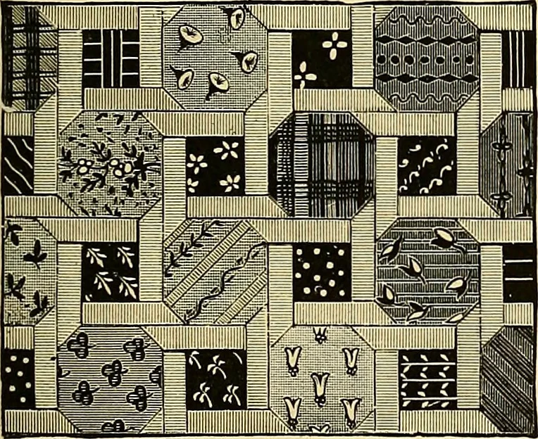 An illustration from The dictionary of needlework : an encyclopædia of artistic, plain, and fancy needlework ..., 1882, leaf 102