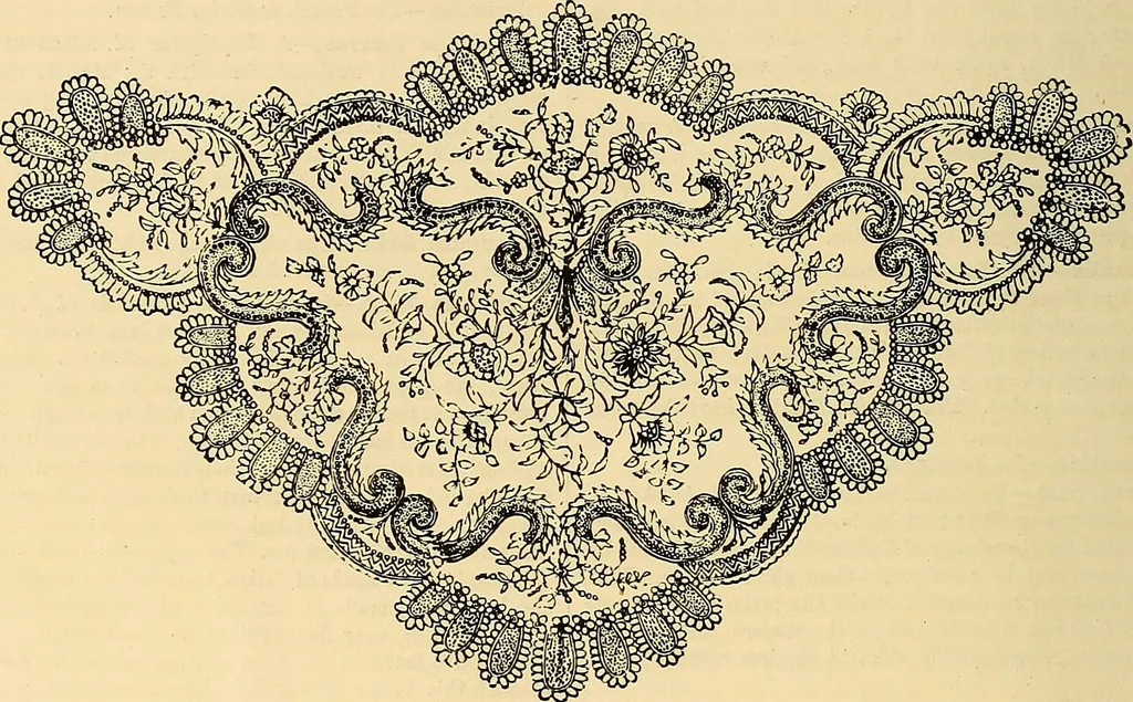 An illustration from The dictionary of needlework : an encyclopædia of artistic, plain, and fancy needlework ..., 1882, leaf 105