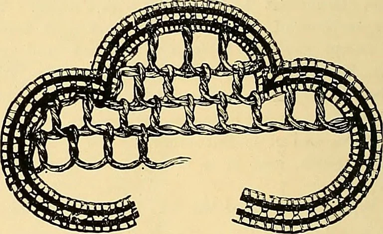 An illustration from The dictionary of needlework : an encyclopædia of artistic, plain, and fancy needlework ..., 1882, leaf 123