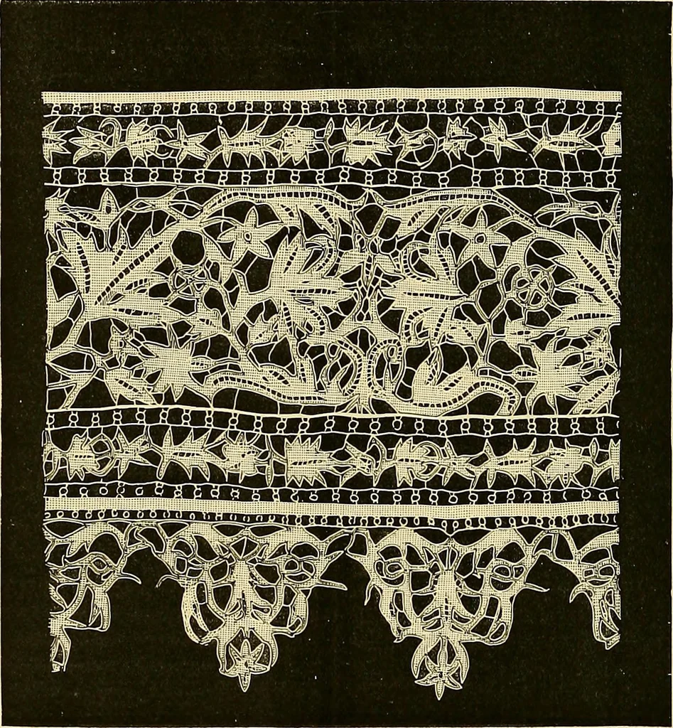 An illustration from The dictionary of needlework : an encyclopædia of artistic, plain, and fancy needlework ..., 1882, leaf 139