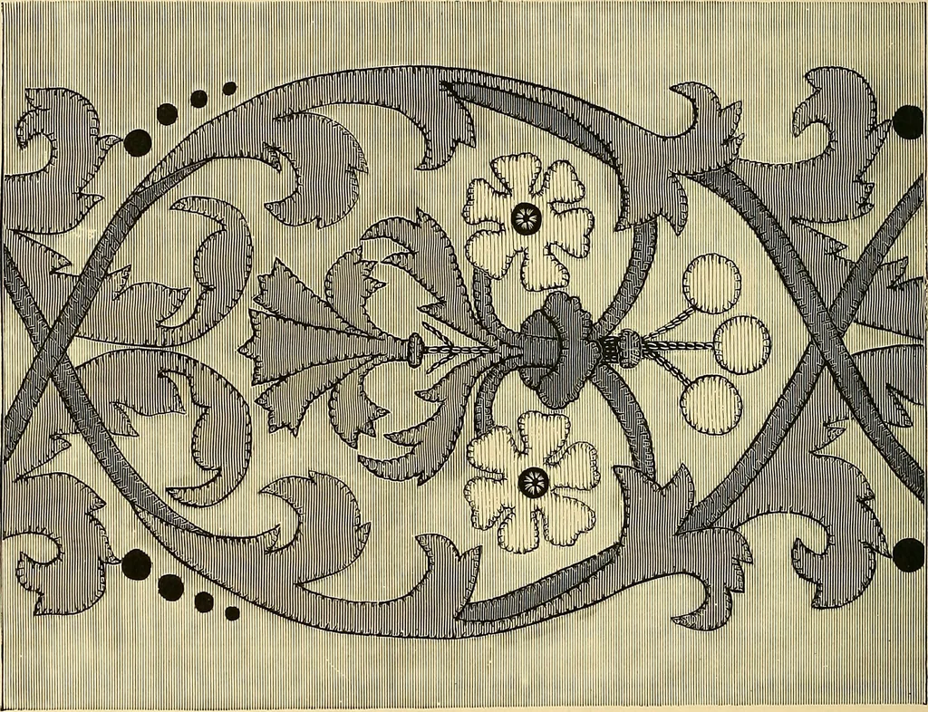An illustration from The dictionary of needlework : an encyclopædia of artistic, plain, and fancy needlework ..., 1882, leaf 149