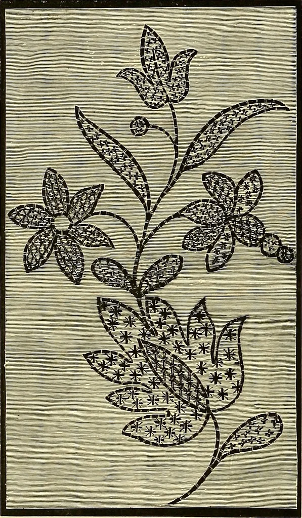 An illustration from The dictionary of needlework : an encyclopædia of artistic, plain, and fancy needlework ..., 1882, leaf 153