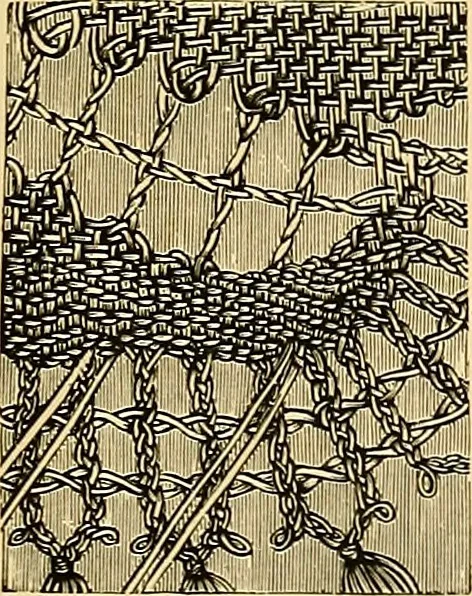 An illustration from The dictionary of needlework : an encyclopædia of artistic, plain, and fancy needlework ..., 1882, leaf 154