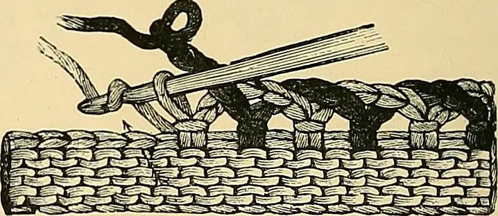 An illustration from The dictionary of needlework : an encyclopædia of artistic, plain, and fancy needlework ..., 1882, leaf 17