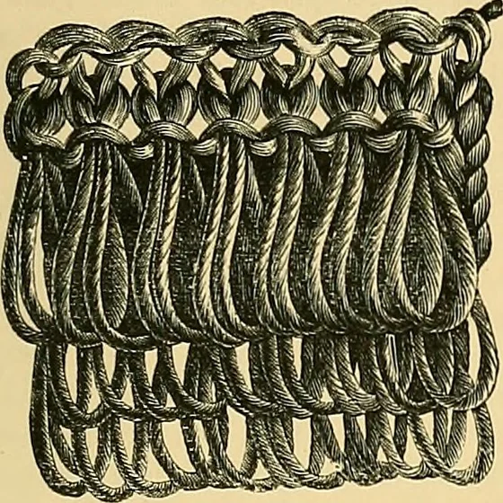 An illustration from The dictionary of needlework : an encyclopædia of artistic, plain, and fancy needlework ..., 1882, leaf 18