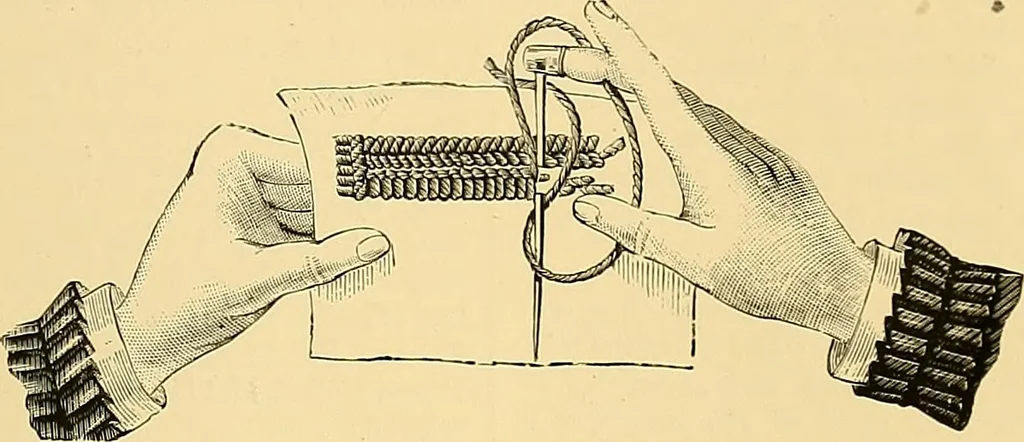 An illustration from The dictionary of needlework : an encyclopædia of artistic, plain, and fancy needlework ..., 1882, leaf 186