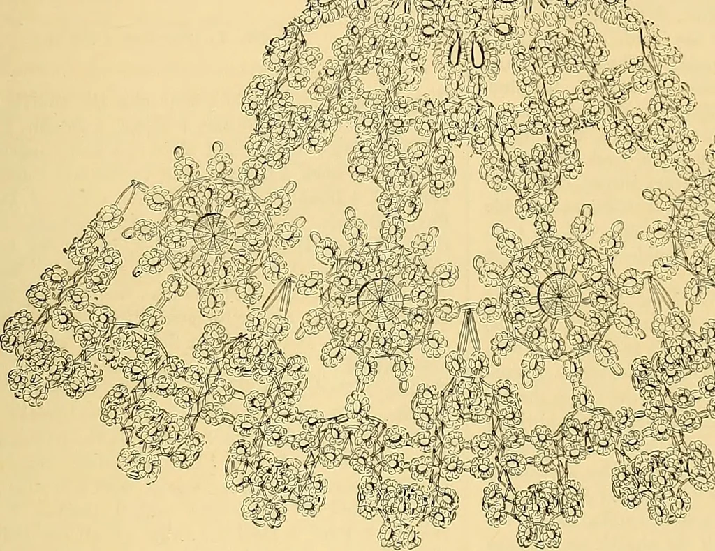 An illustration from The dictionary of needlework : an encyclopædia of artistic, plain, and fancy needlework ..., 1882, leaf 198