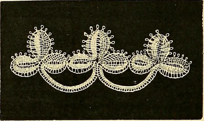 An illustration from The dictionary of needlework : an encyclopædia of artistic, plain, and fancy needlework ..., 1882, leaf 217
