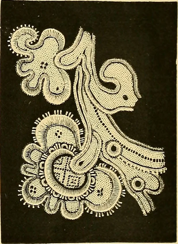An illustration from The dictionary of needlework : an encyclopædia of artistic, plain, and fancy needlework ..., 1882, leaf 38