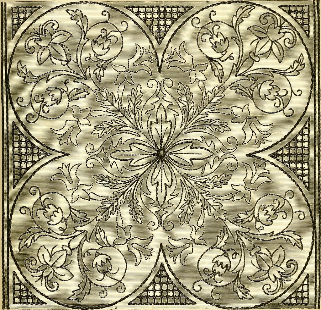 An illustration from The dictionary of needlework : an encyclopædia of artistic, plain, and fancy needlework ..., 1882, leaf 92