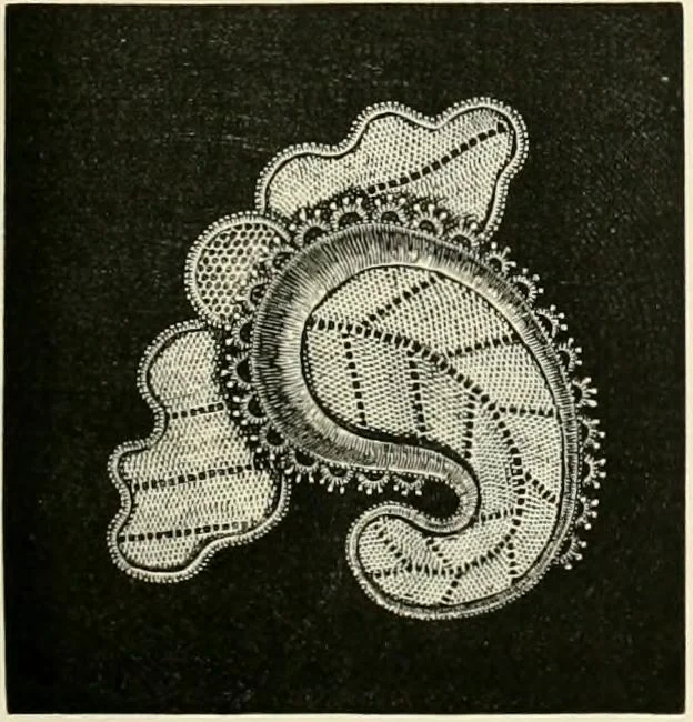 An illustration from The dictionary of needlework : an encyclopædia of artistic, plain, and fancy needlework ..., 1882, leaf 106
