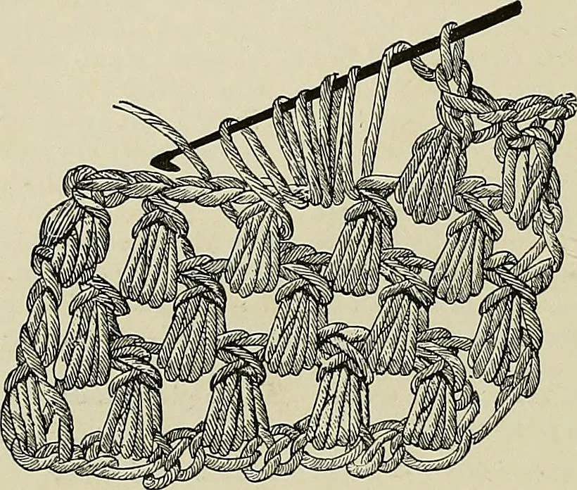 An illustration from The dictionary of needlework : an encyclopædia of artistic, plain, and fancy needlework ..., 1882, leaf 115