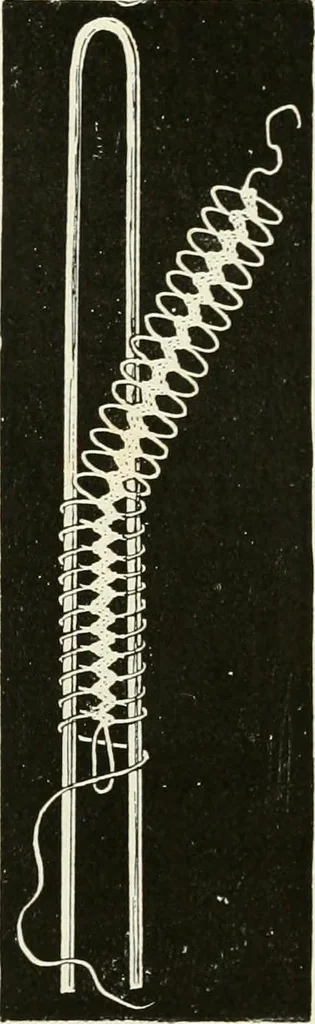 An illustration from The dictionary of needlework : an encyclopædia of artistic, plain, and fancy needlework ..., 1882, leaf 118