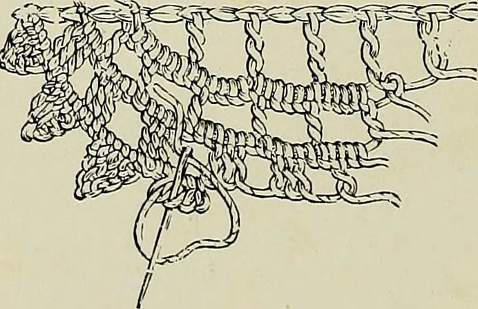 An illustration from The dictionary of needlework : an encyclopædia of artistic, plain, and fancy needlework ..., 1882, leaf 121