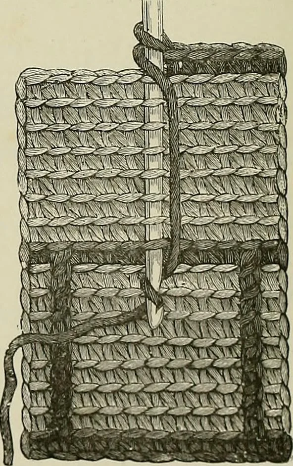 An illustration from The dictionary of needlework : an encyclopædia of artistic, plain, and fancy needlework ..., 1882, leaf 137