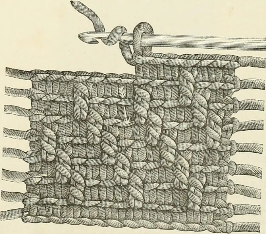 An illustration from The dictionary of needlework : an encyclopædia of artistic, plain, and fancy needlework ..., 1882, leaf 138